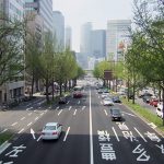 丸の内から名古屋駅を望む